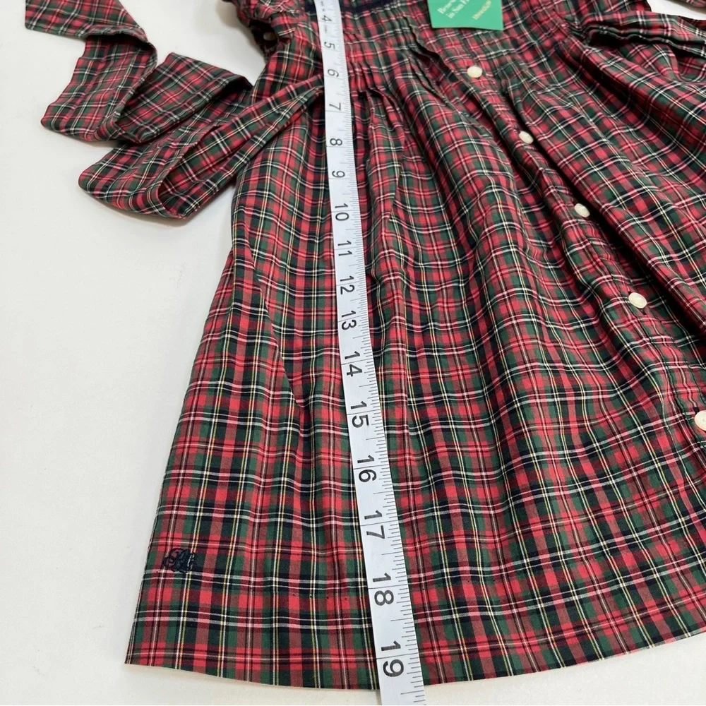 RALPH LAUREN plaid holiday dress 24mo
